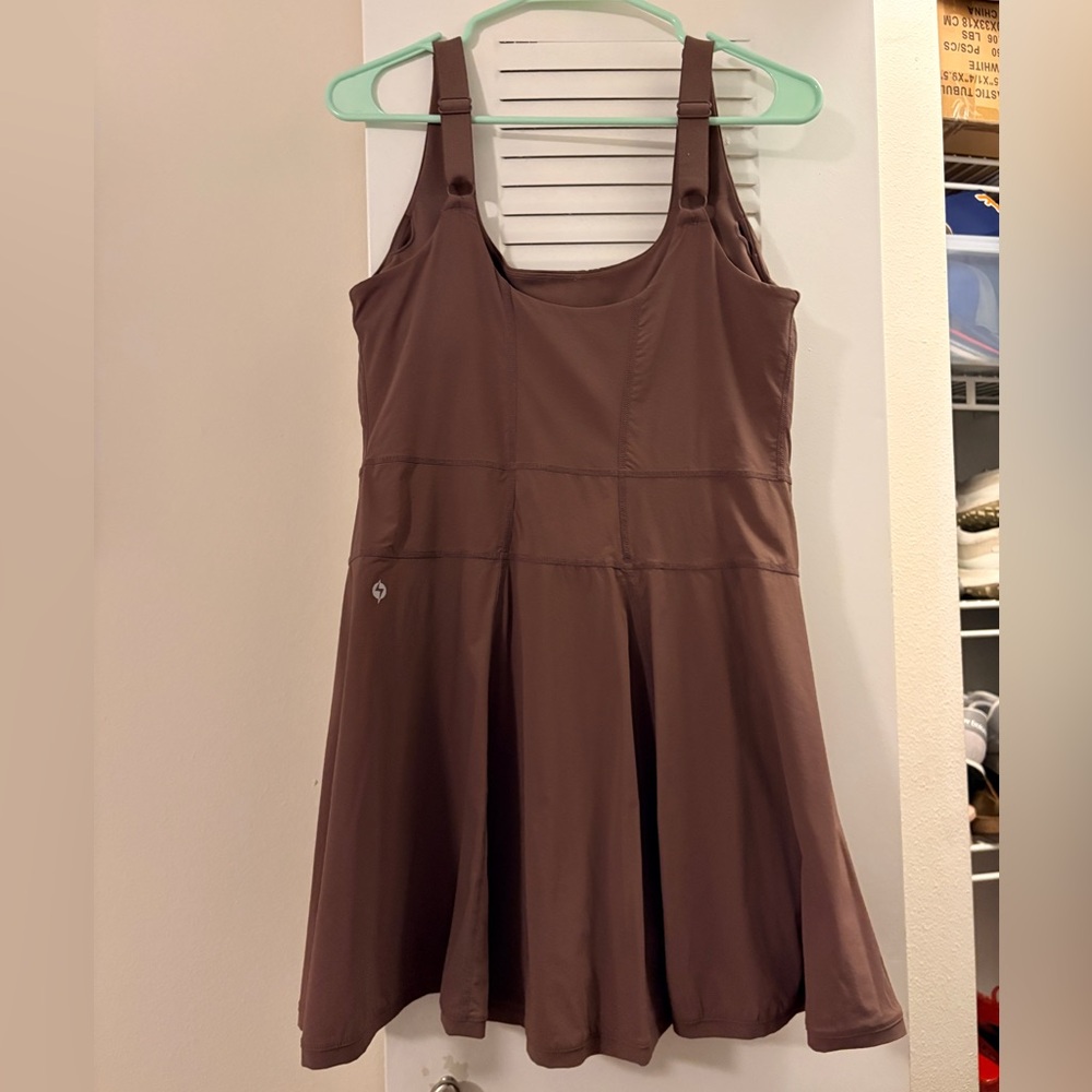 POPFLEX Tie-Breaker Superdress™ - Peppercorn - Picture 2 of 3